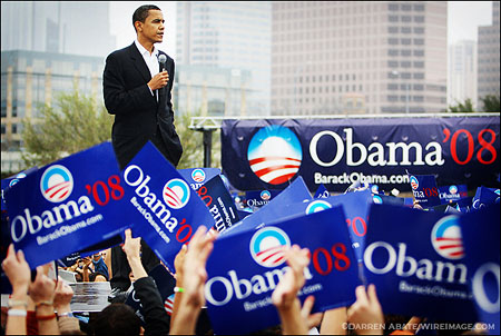 2008 Presidential Campaign - Senator Barack Obama Rally - Austin, Texas - February 23, 2007