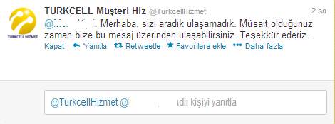 şikayet cevap