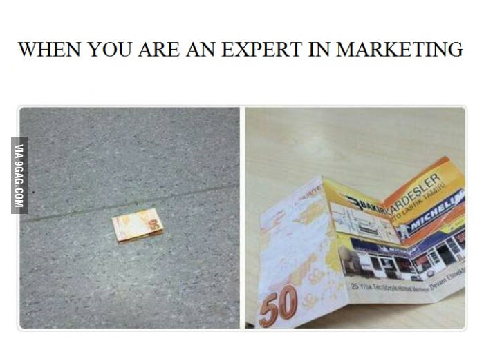 9GAG Kullanıcılarından Eğlenceli ve Sarkastik Marketing Paylaşımları